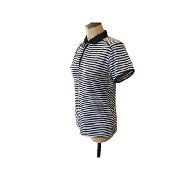 Nancy Lopez Size M Medium Desert Dry Striped Golf Activewear Top - Picture 3 of 3